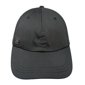 Gaiam Slideback Baseball Cap Black One Size Adjustable Lightweight Vented Holes